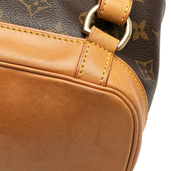 LOUIS VUITTON Authentic Brown Monogram Leather Backpack main image 14